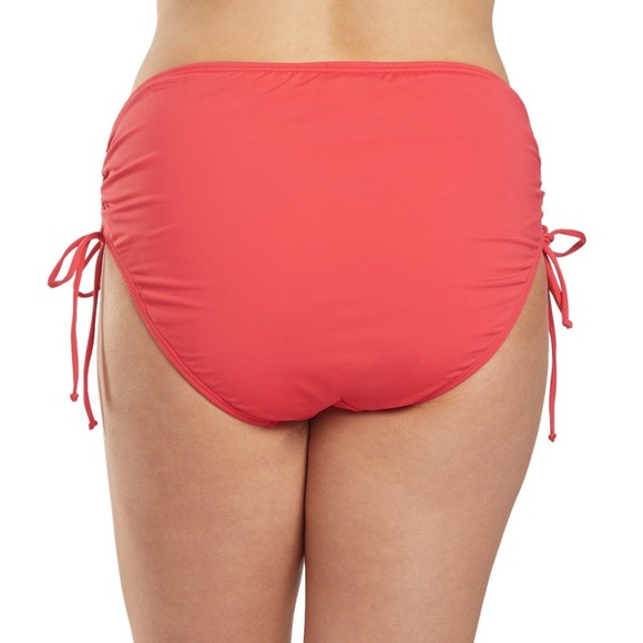 Beach House NWT! Plus Size Tangerine Hayden Side Tie Bikini Bottom Size 18W - Picture 2 of 13